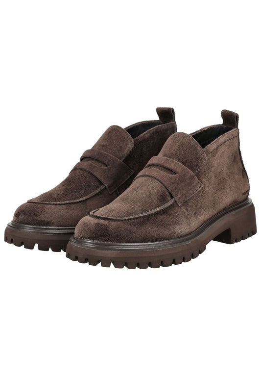 Paul Green Slipper Veloursleder Mocca