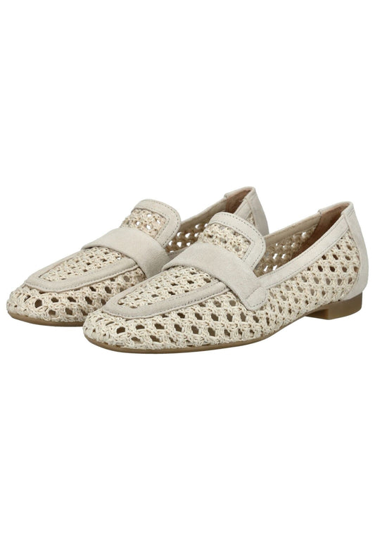 Paul Green Slipper Veloursleder Natur