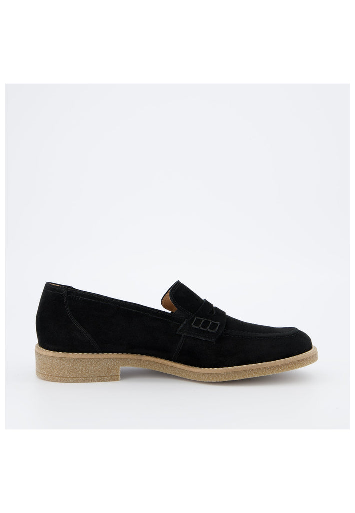 Paul Green Slipper Veloursleder Schwarz