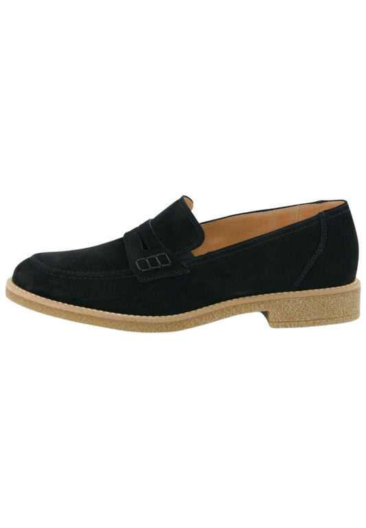 Paul Green Slipper Veloursleder Schwarz