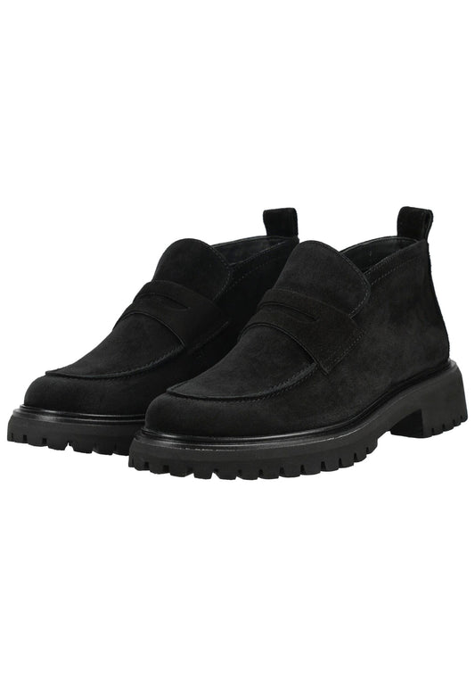 Paul Green Slipper Veloursleder Schwarz