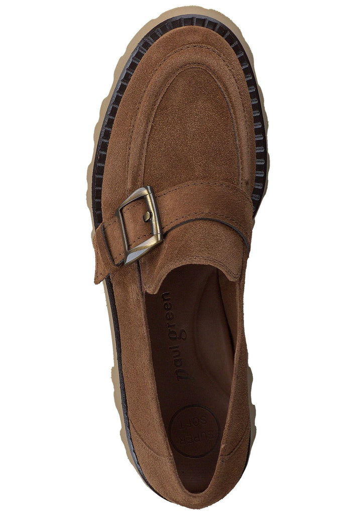 Paul Green Slipper Veloursleder Toffee