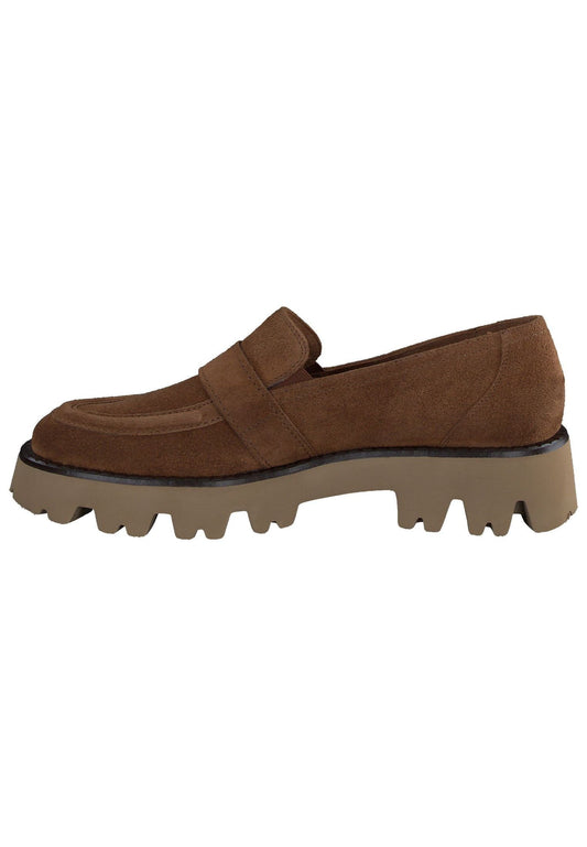 Paul Green Slipper Veloursleder Toffee