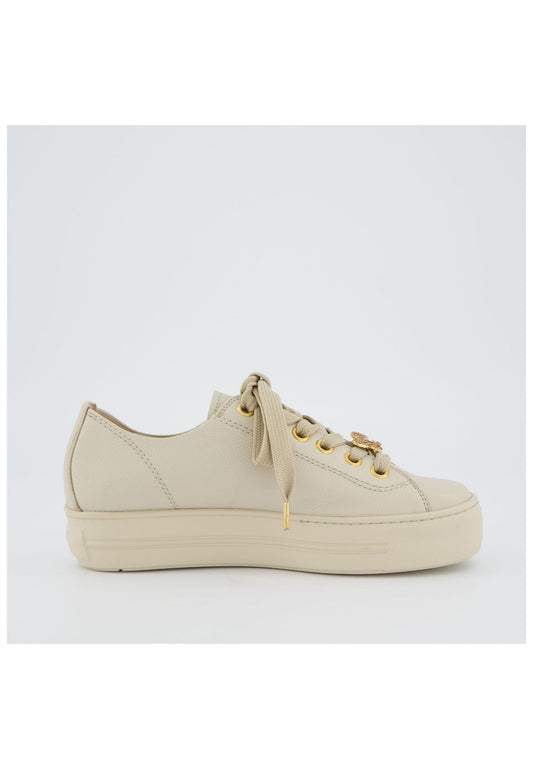 Paul Green Sneaker Glattleder Beige/Braun