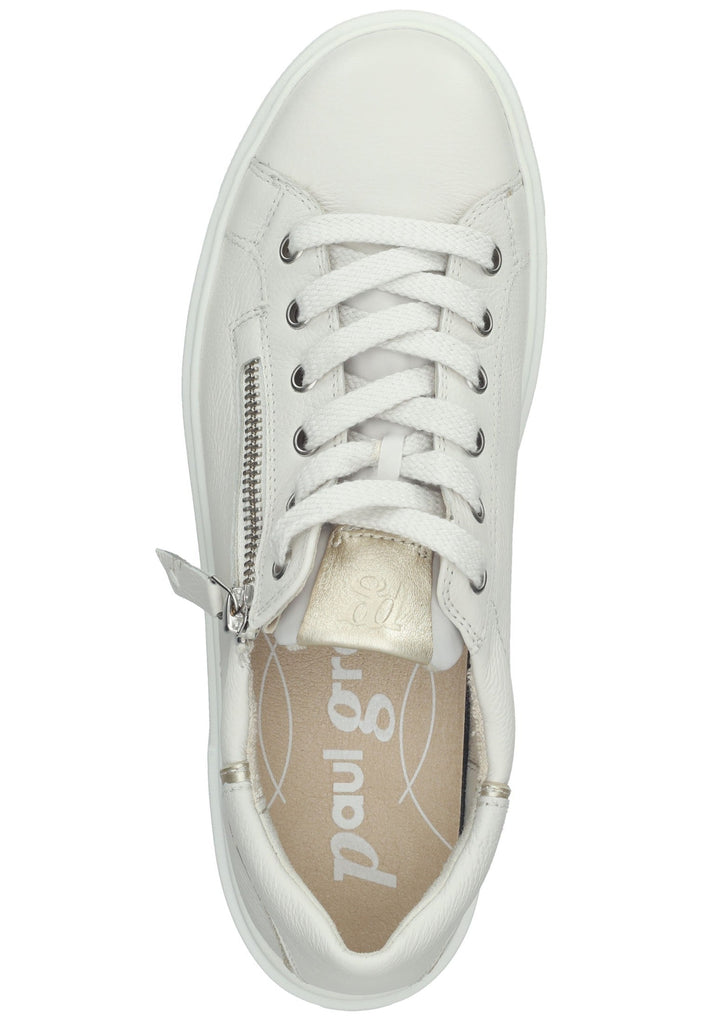 Paul Green Sneaker Glattleder Beige/Gold