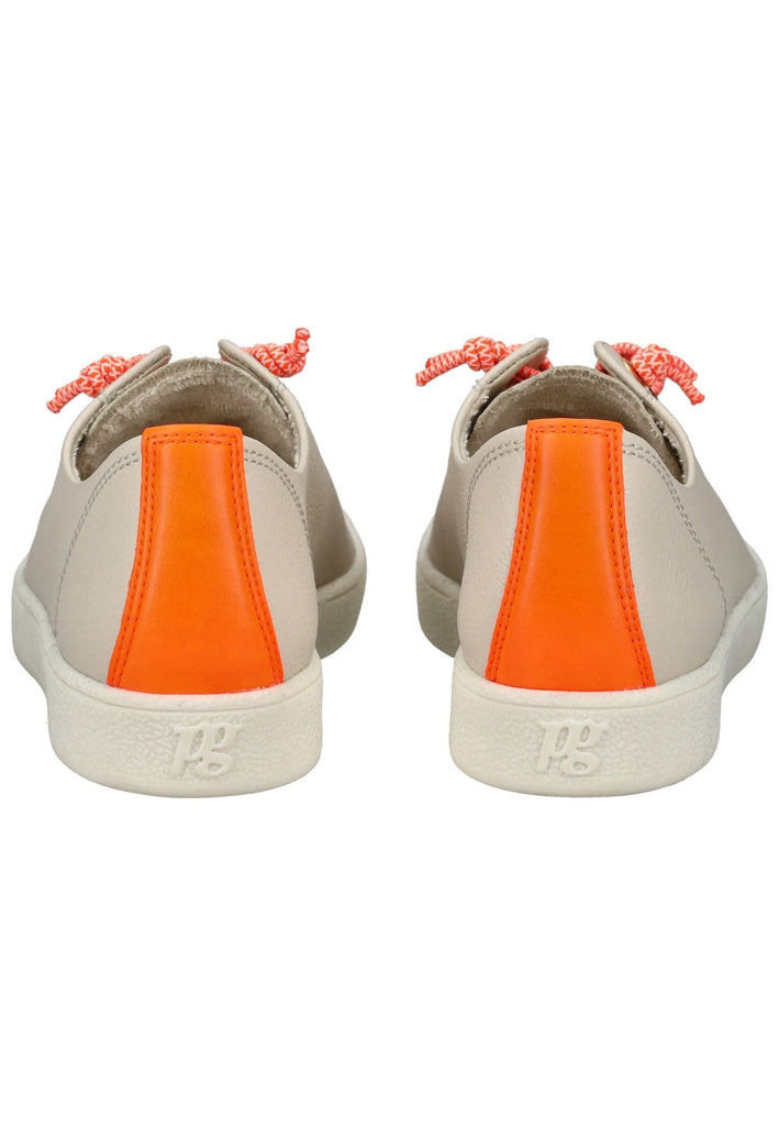 Paul Green Sneaker Glattleder Beige/Orange