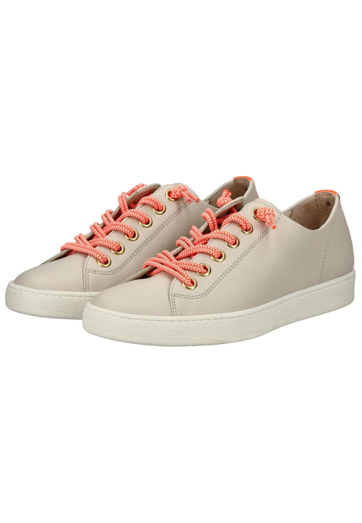 Paul Green Sneaker Glattleder Beige/Orange