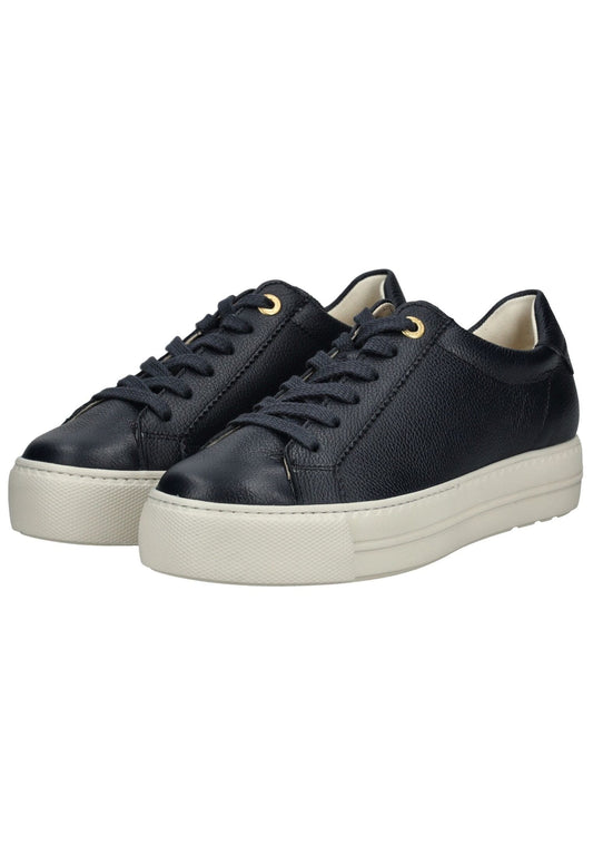 Paul Green Sneaker Glattleder Blau