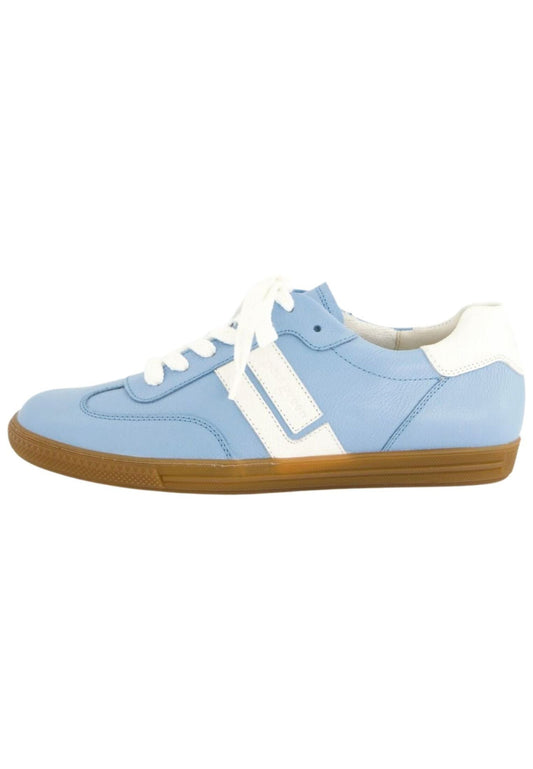 Paul Green Sneaker Glattleder Blau/Weiß