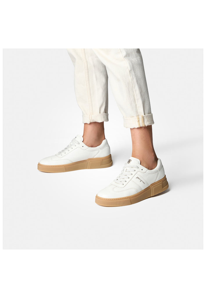 Paul Green Sneaker Glattleder Cream