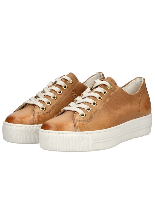 Paul Green Sneaker Glattleder Cuoio