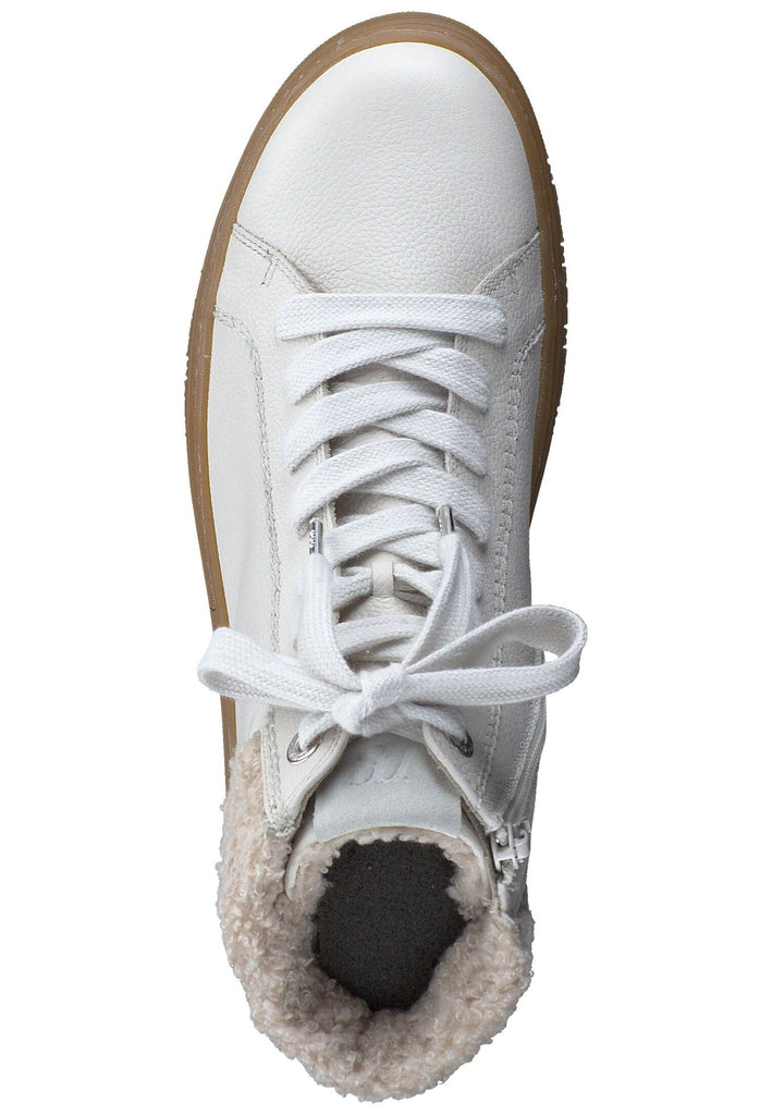 Paul Green Sneaker Glattleder Ivory Warmfutter