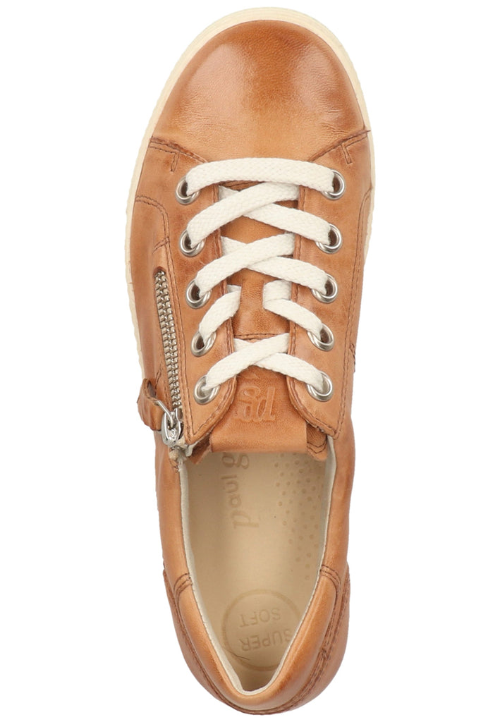 Paul Green Sneaker Glattleder Mittelbraun