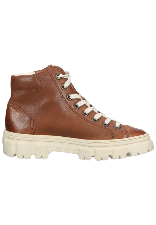 Paul Green Sneaker Glattleder Mittelbraun