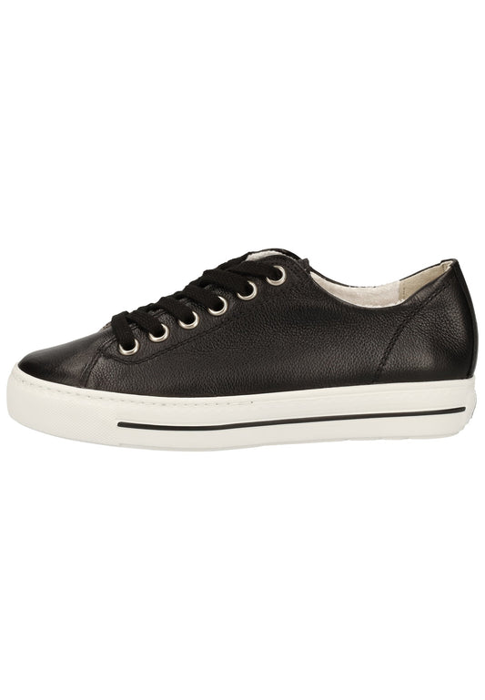 Paul Green Sneaker Glattleder Schwarz