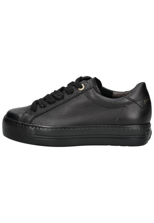 Paul Green Sneaker Glattleder Schwarz