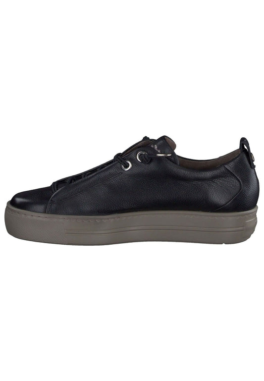Paul Green Sneaker Glattleder Schwarz
