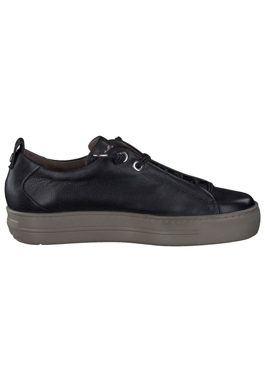 Paul Green Sneaker Glattleder Schwarz