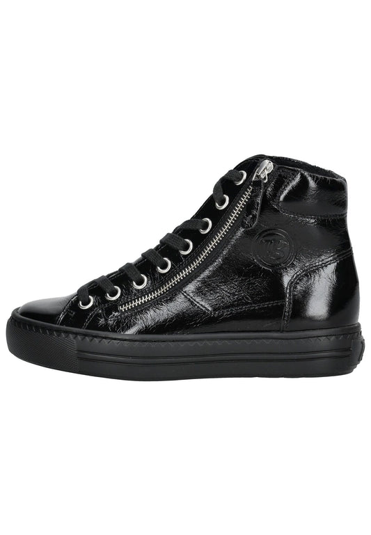 Paul Green Sneaker Glattleder Schwarz