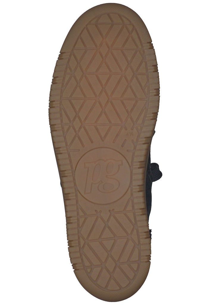 Paul Green Sneaker Glattleder Schwarz/Braun Warmfutter