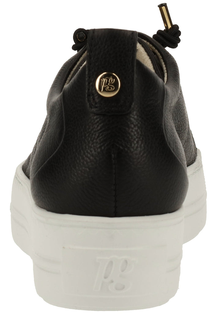 Paul Green Sneaker Glattleder Schwarz/Gold