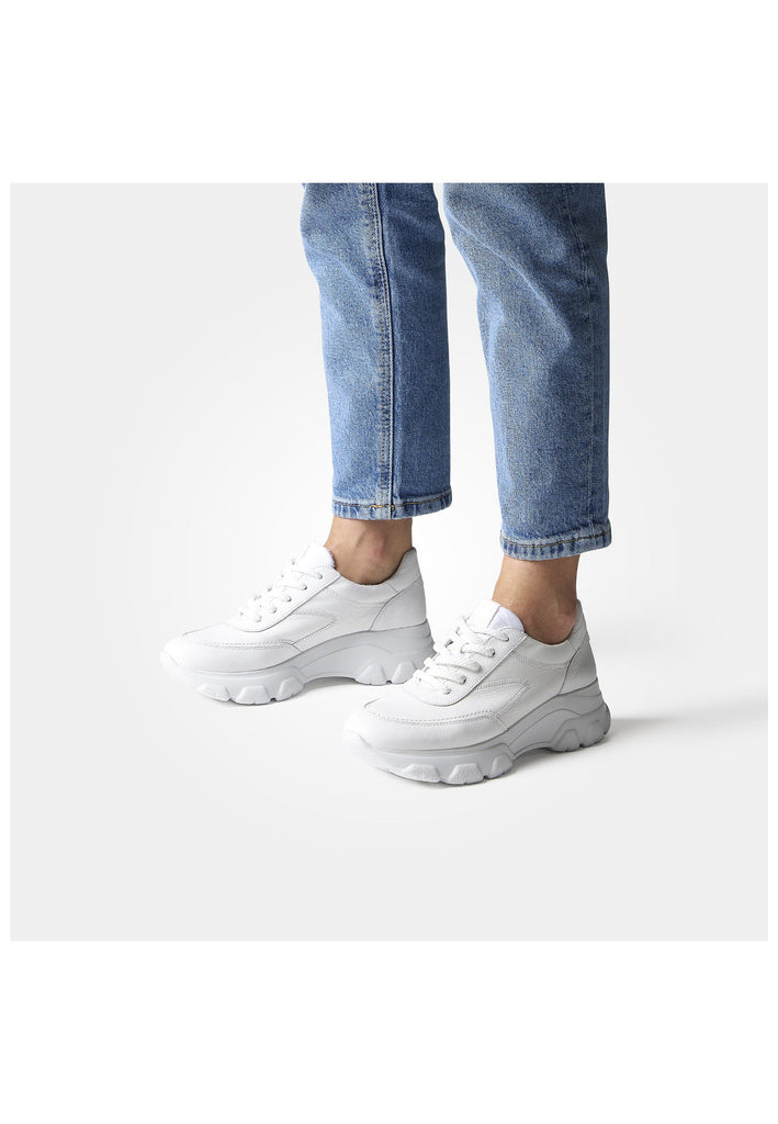 Paul Green Sneaker Glattleder Weiß