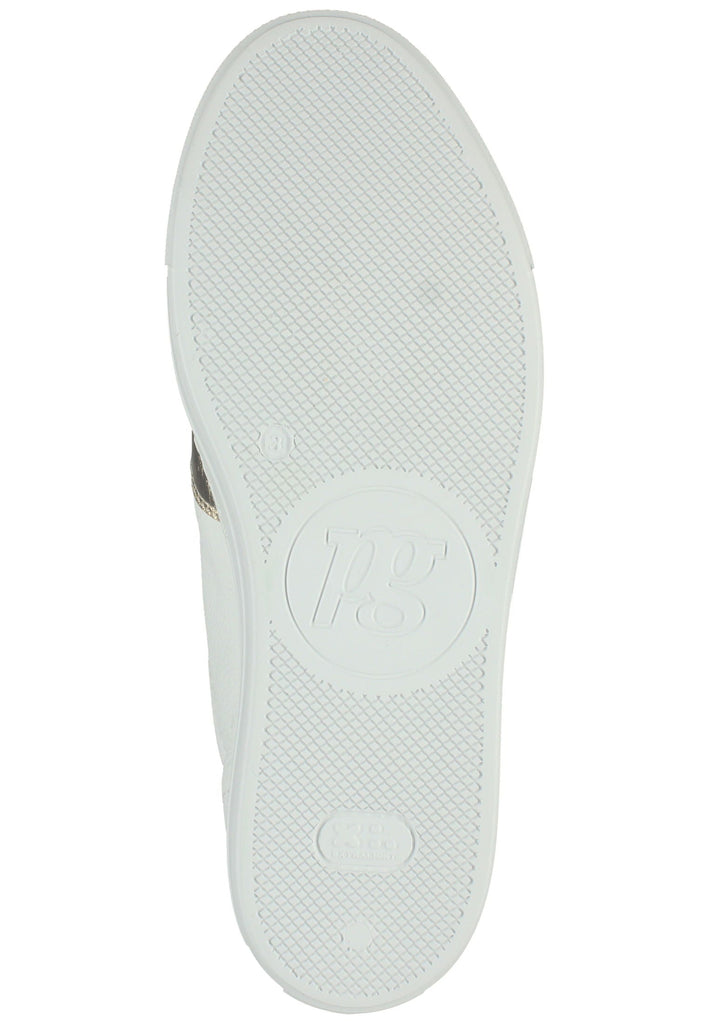 Paul Green Sneaker Glattleder Weiß/Gold