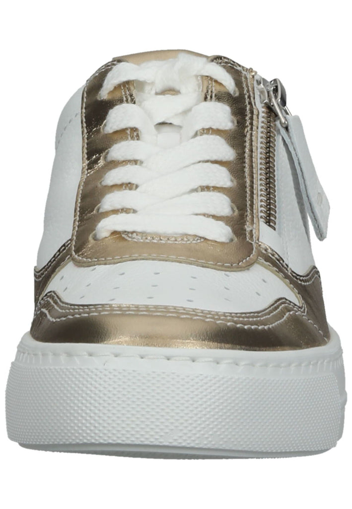 Paul Green Sneaker Glattleder Weiß/Gold