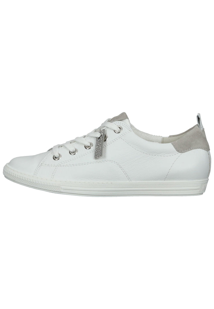 Paul Green Sneaker Glattleder Weiß/Grau