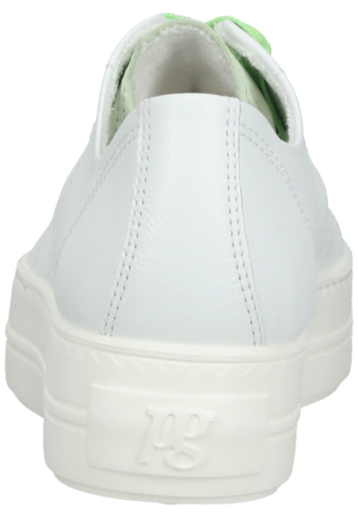 Paul Green Sneaker Glattleder Weiß/Grün