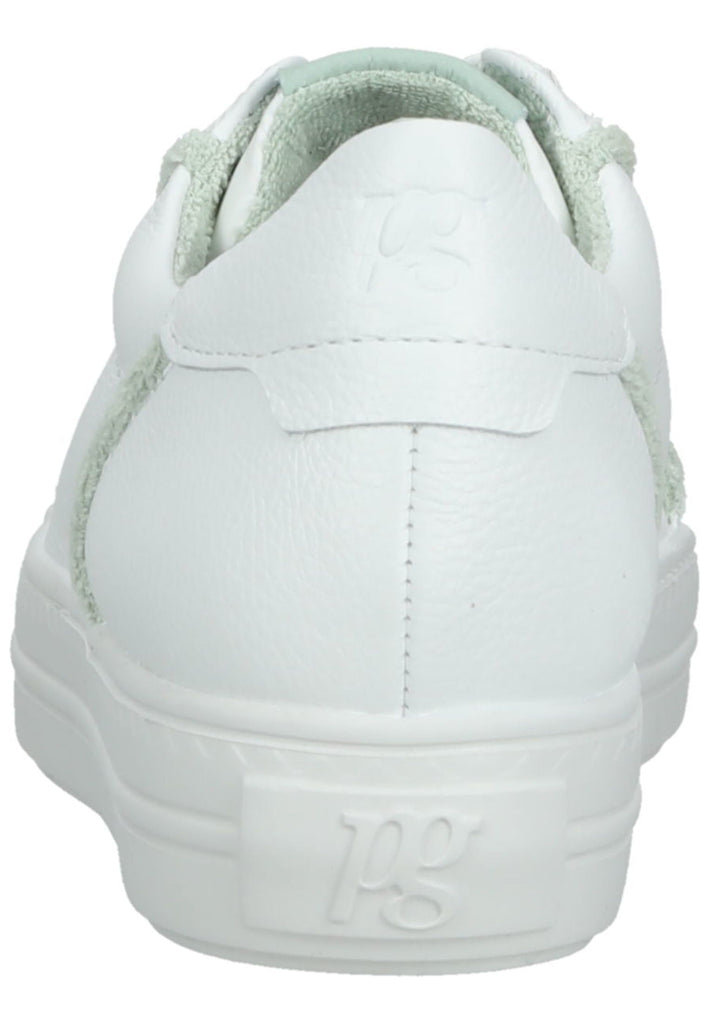 Paul Green Sneaker Glattleder Weiß/Grün