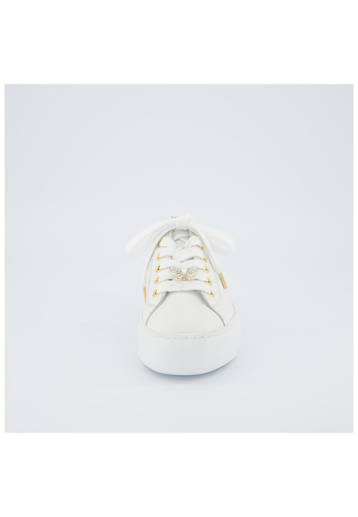 Paul Green Sneaker Glattleder Weiß Kombi