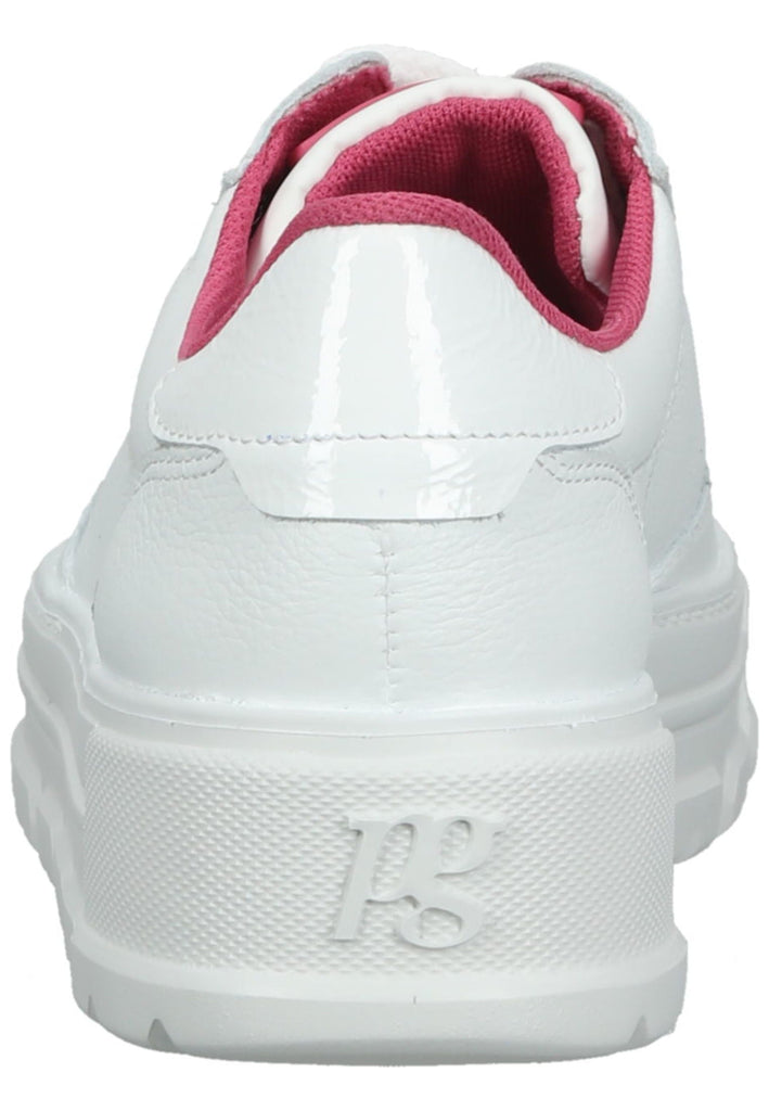 Paul Green Sneaker Glattleder Weiß/Pink