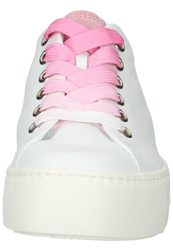Paul Green Sneaker Glattleder Weiß/Pink