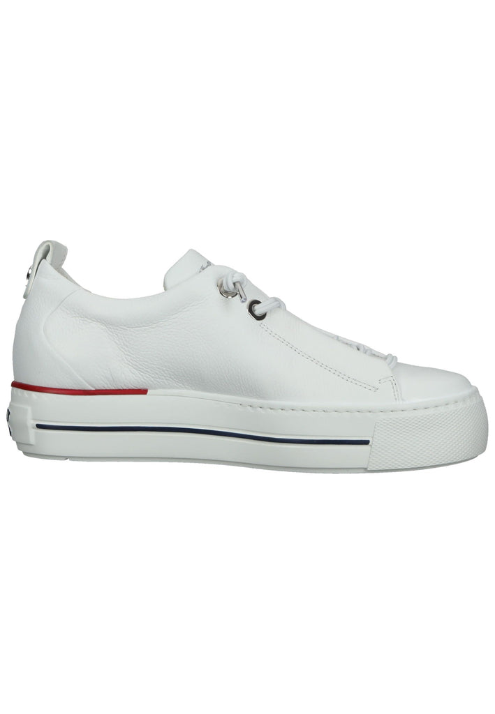 Paul Green Sneaker Glattleder Weiß/Rot