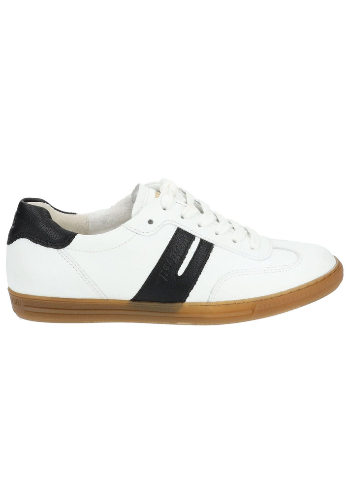 Paul Green Sneaker Glattleder Weiß/Schwarz