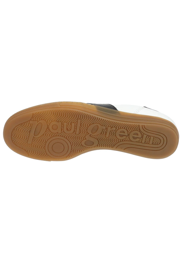 Paul Green Sneaker Glattleder Weiß/Schwarz