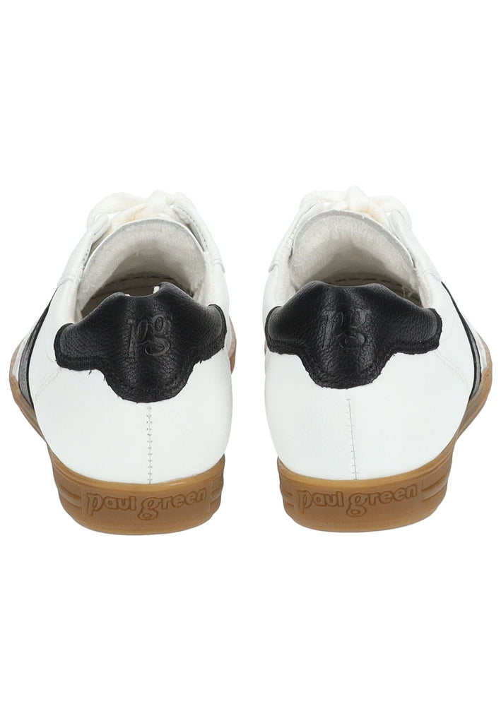 Paul Green Sneaker Glattleder Weiß/Schwarz