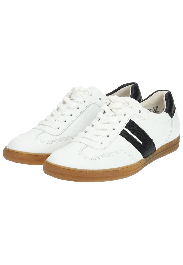 Paul Green Sneaker Glattleder Weiß/Schwarz