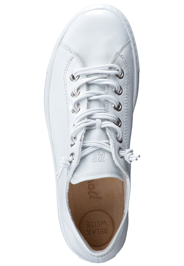 Paul Green Sneaker Glattleder Weiß/Silber