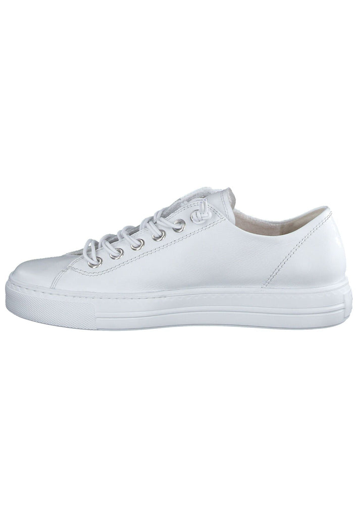Paul Green Sneaker Glattleder Weiß/Silber