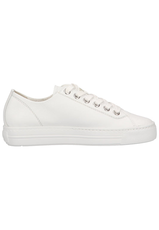 Paul Green Sneaker Glattleder Weiß/Silber
