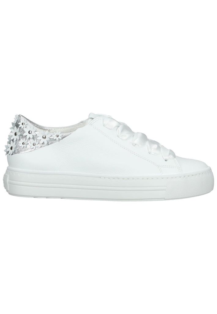 Paul Green Sneaker Glattleder Weiß/Silber