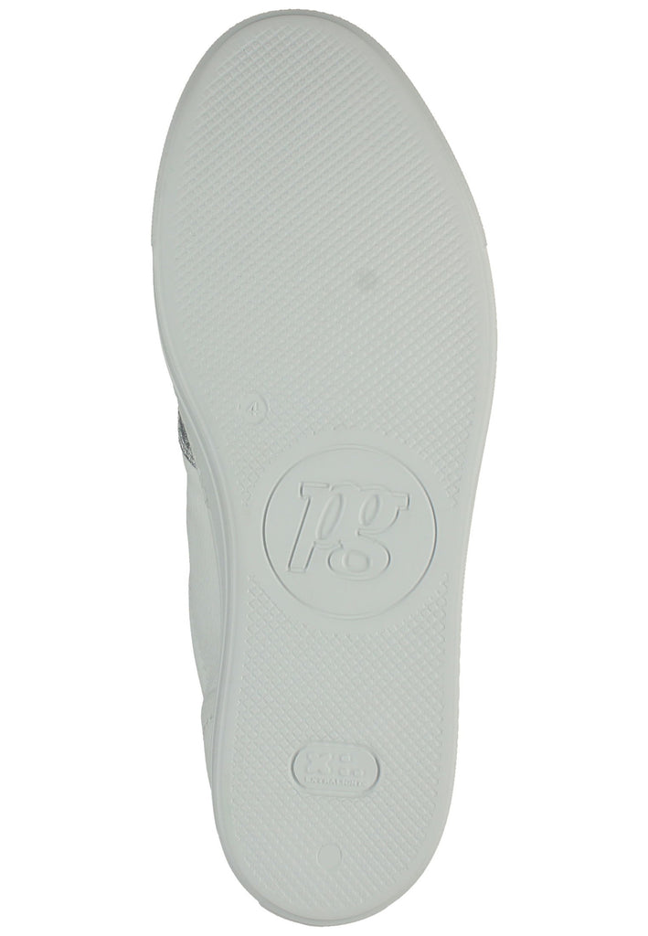 Paul Green Sneaker Glattleder Weiß/Silber