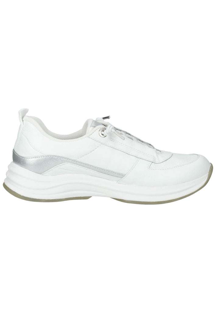 Paul Green Sneaker Glattleder Weiß/Silber