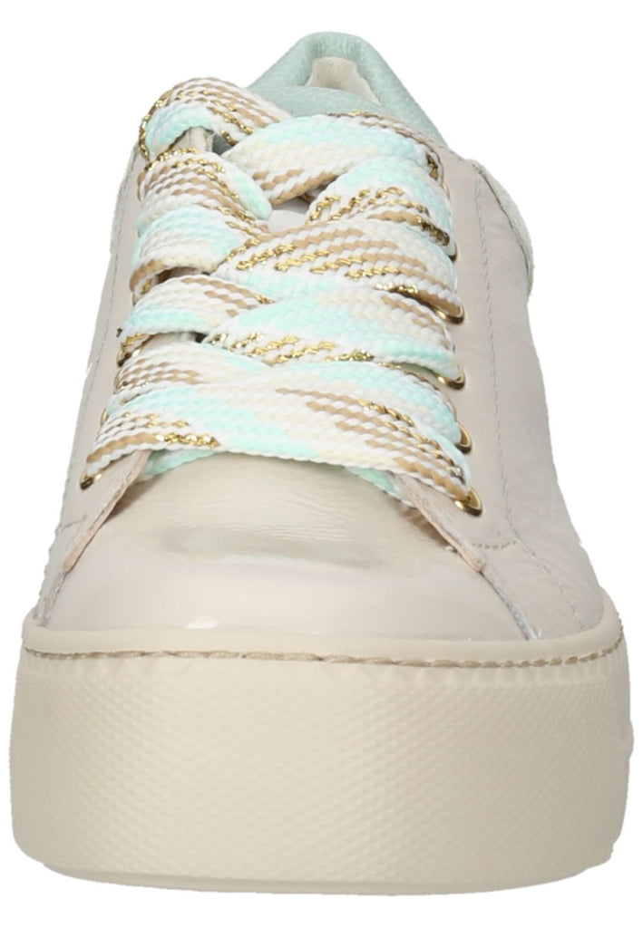 Paul Green Sneaker Leder Beige/Blau