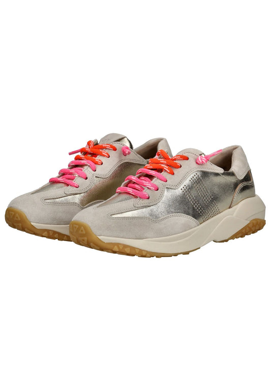 Paul Green Sneaker Leder Beige/Gold