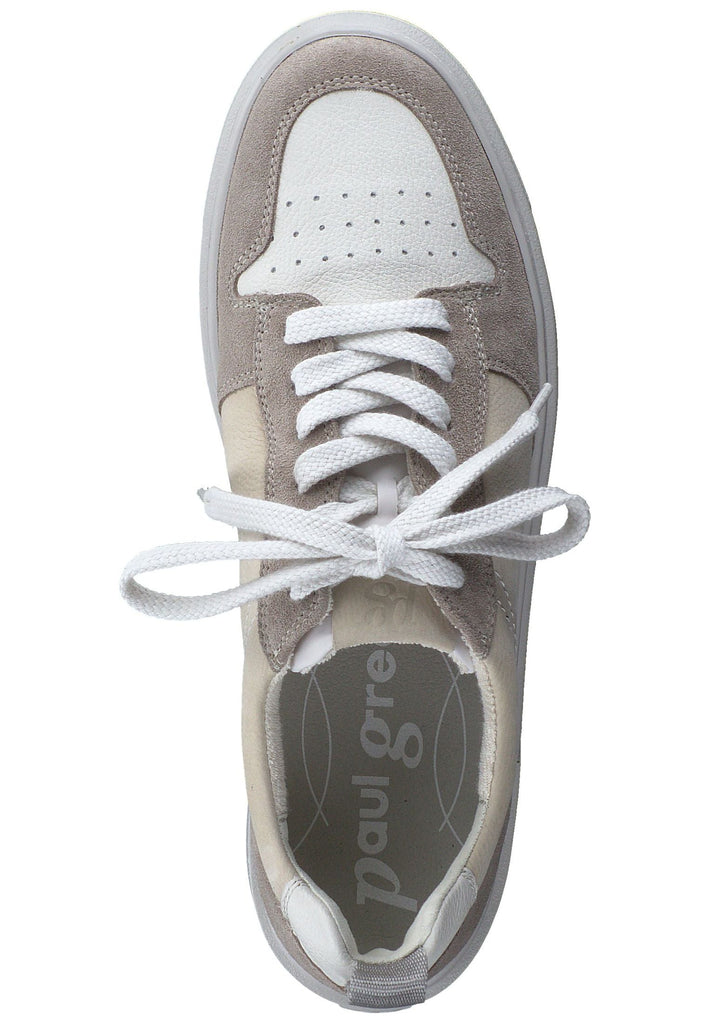 Paul Green Sneaker Leder Beige/Grau