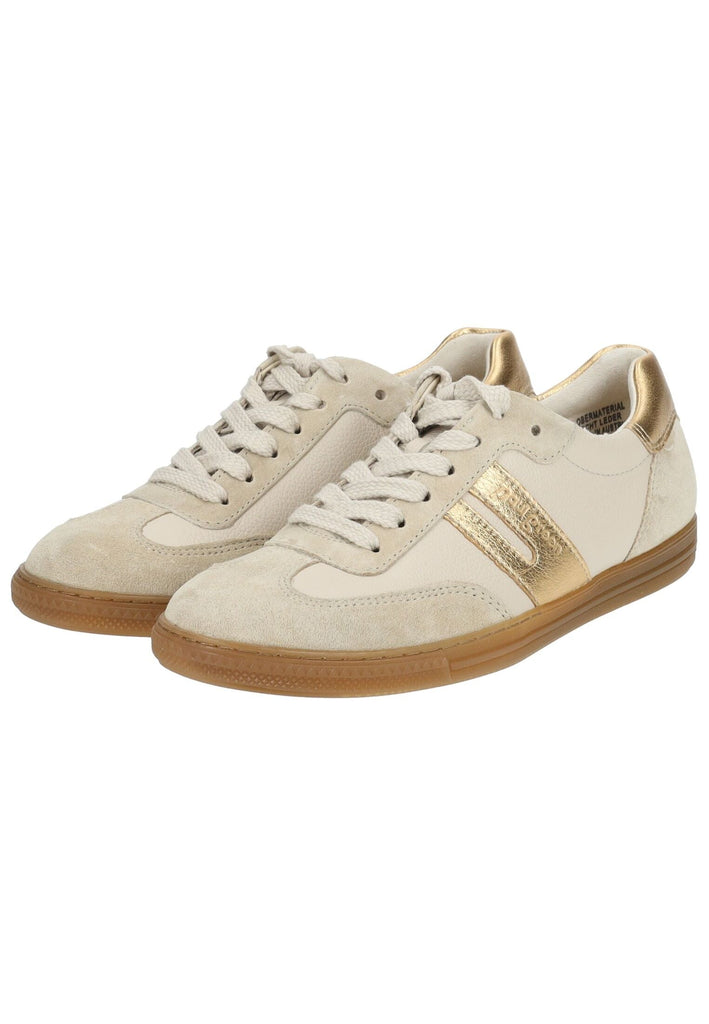 Paul Green Sneaker Leder Beige/Weiß