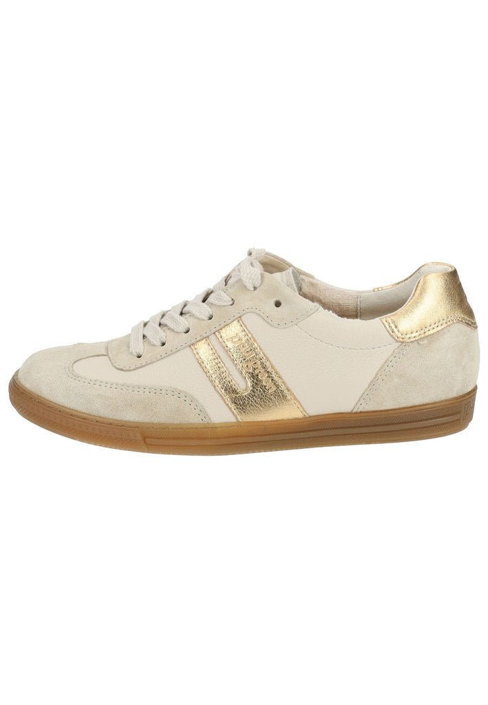 Paul Green Sneaker Leder Beige/Weiß